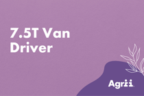 7.5T Van Driver