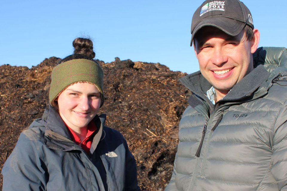Tom Hughes And Kathryn Styan Test The Latest Batch Of Salford Lodge Compost Scaled on Soil-centred Worcestershire sustainability drive