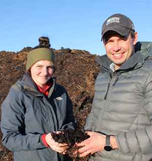 Tom Hughes And Kathryn Styan Test The Latest Batch Of Salford Lodge Compost Scaled on Soil-centred Worcestershire sustainability drive