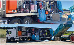 Seed being delivered on farm